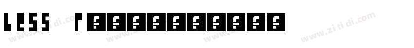 LESS Regular字体转换
